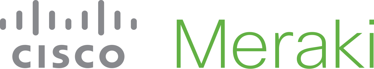 Cisco Meraki logo showing experience with cloud-managed networking and SME security solutions